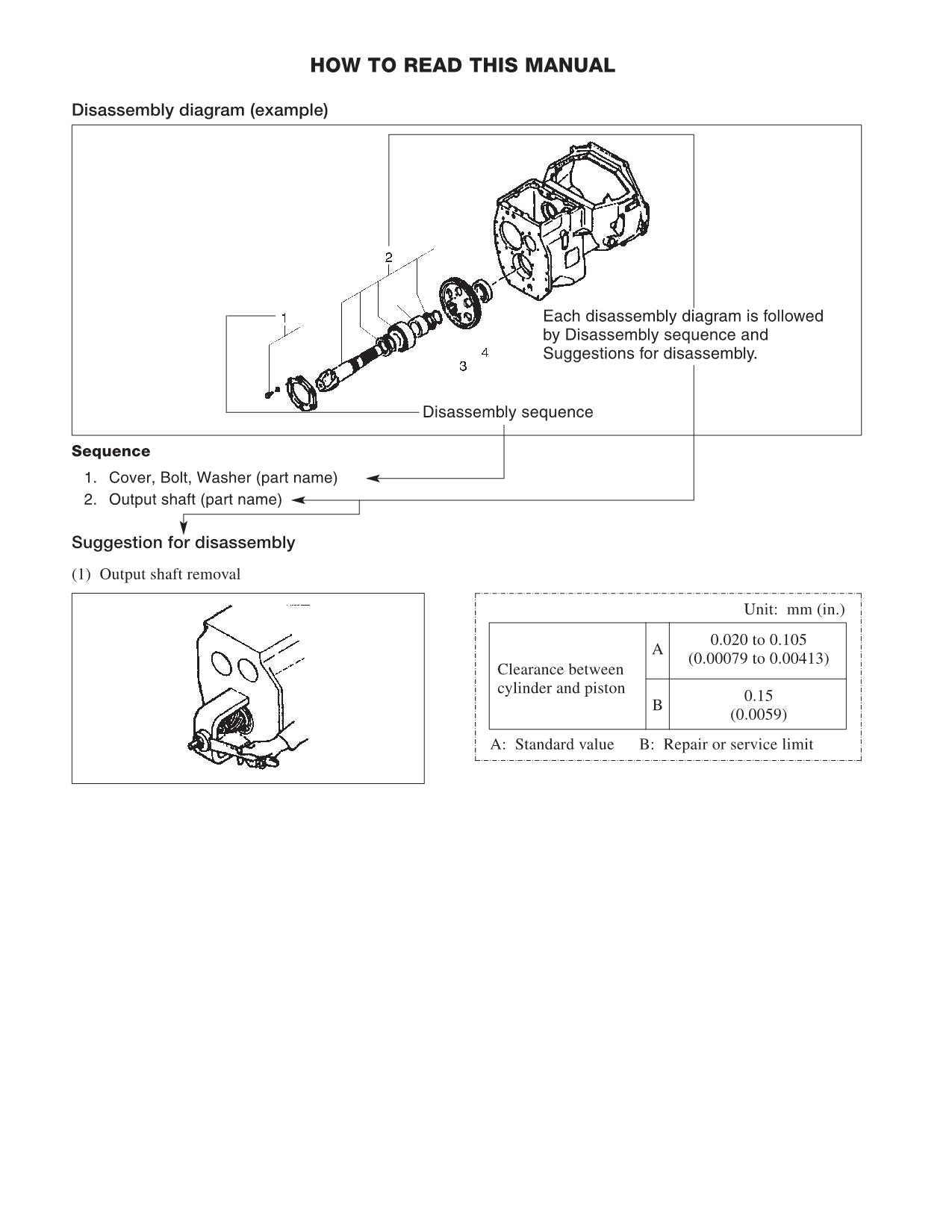 Manual de servicio de opciones de mástil de chasis para carretilla elevadora Caterpillar EP16NT EP18NT EP20NT