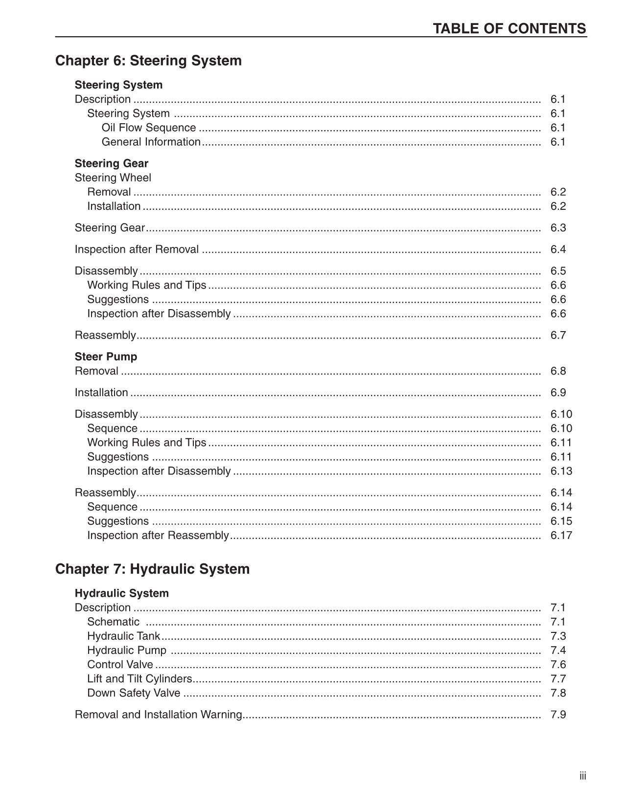 Manual de servicio de montacargas Caterpillar EC25LN EC30N