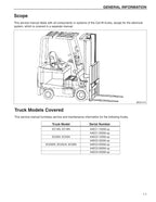 Manual de servicio de montacargas Caterpillar EC25LN EC30N