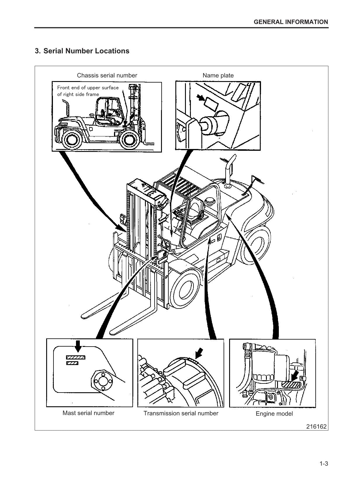 Manual de servicio de opciones para montacargas Caterpillar DP100N, DP120N, DP135N y DP150N