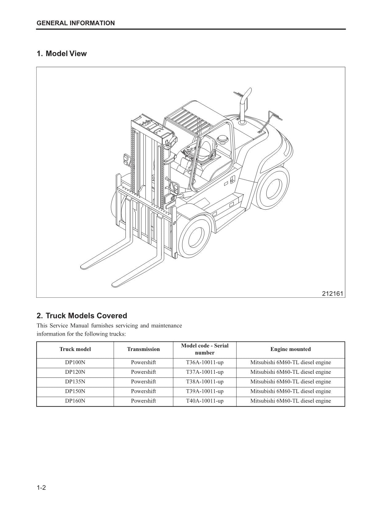 Manual de servicio de opciones para montacargas Caterpillar DP100N, DP120N, DP135N y DP150N