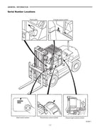 Manual de servicio del mástil del chasis de la carretilla elevadora Caterpillar DP100 DP115 DP115 DP135