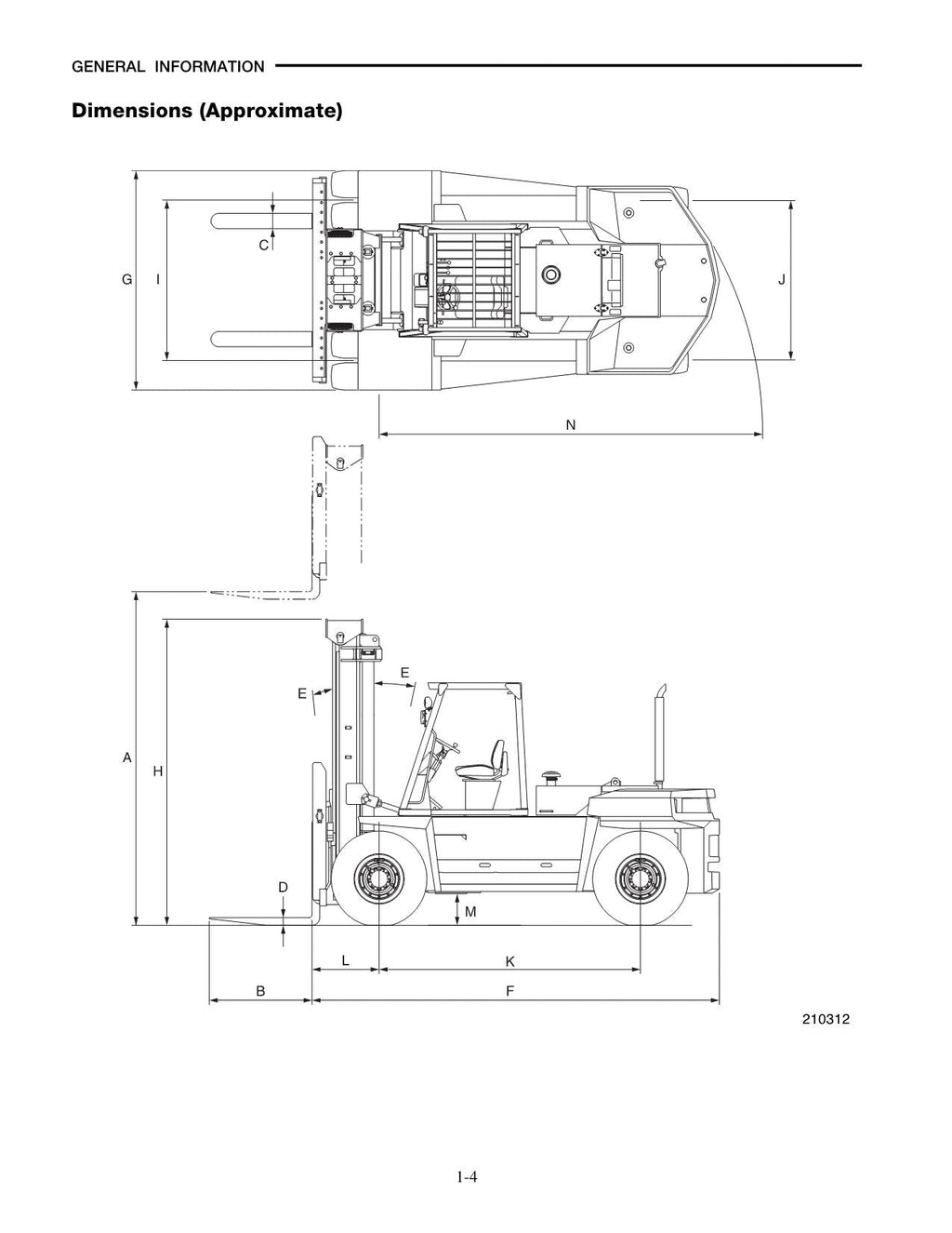 Manual de servicio del mástil del chasis de la carretilla elevadora Caterpillar DP100 DP115 DP115 DP135