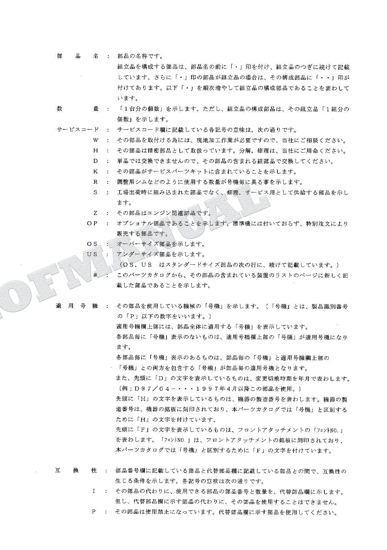 HITACHI EX60-5 EX60LC-5 EX80-5 Excavator Parts Catalog Manual