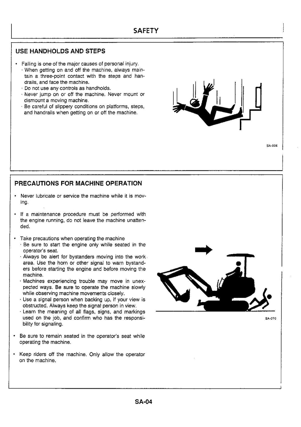 HITACHI EX75UR Excavator Service Manual