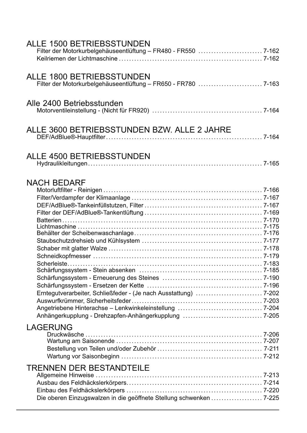 New Holland FR480 FR550 Forage Cruiser Mähdrescher Betriebsanleitung 5936