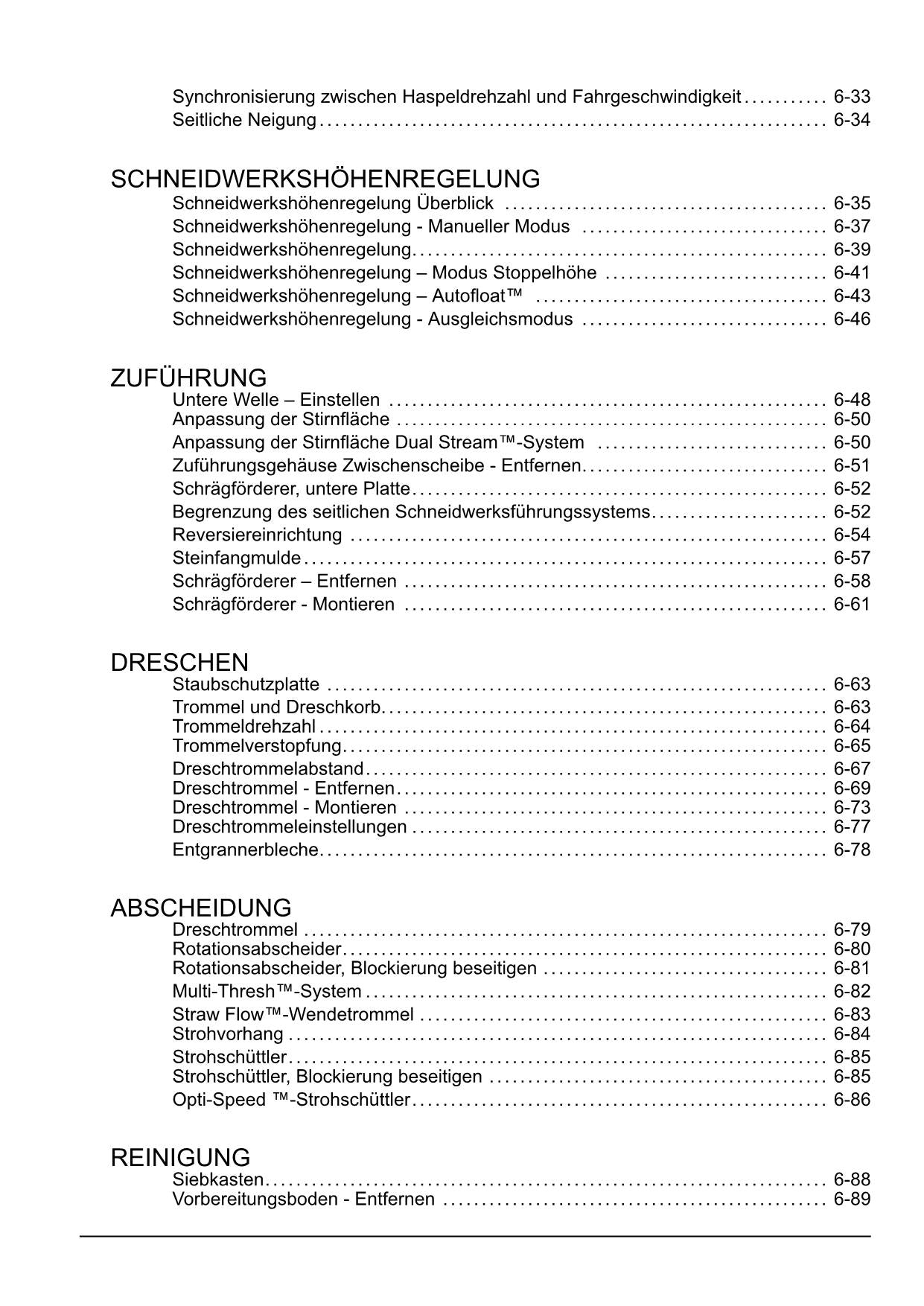 New Holland CX7 80 CX7 90 CX8 70 Mähdrescher Betriebsanleitung Ab 1978