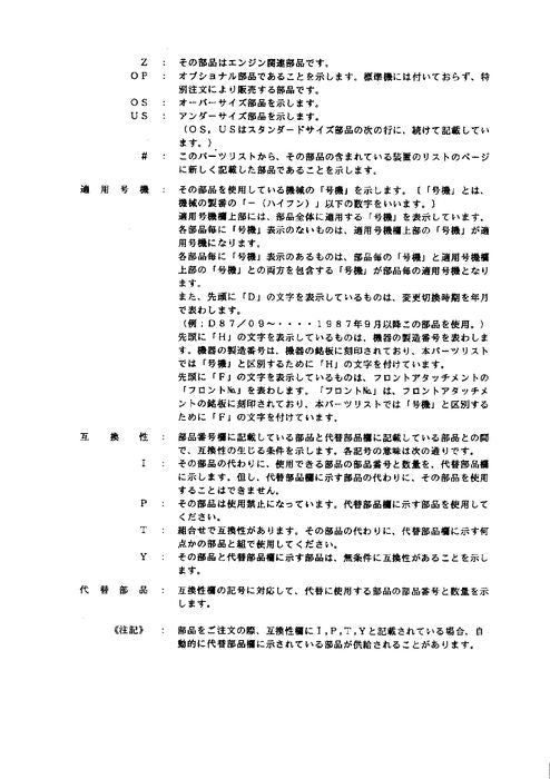Manual del catálogo de piezas de la excavadora Hitachi EX200