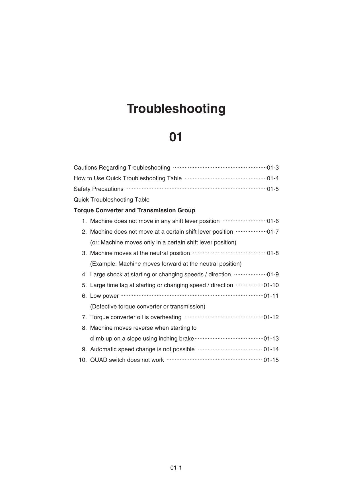 Hitachi ZW550-G Wheel Loader Technical Manual Troubleshooting +Schematics