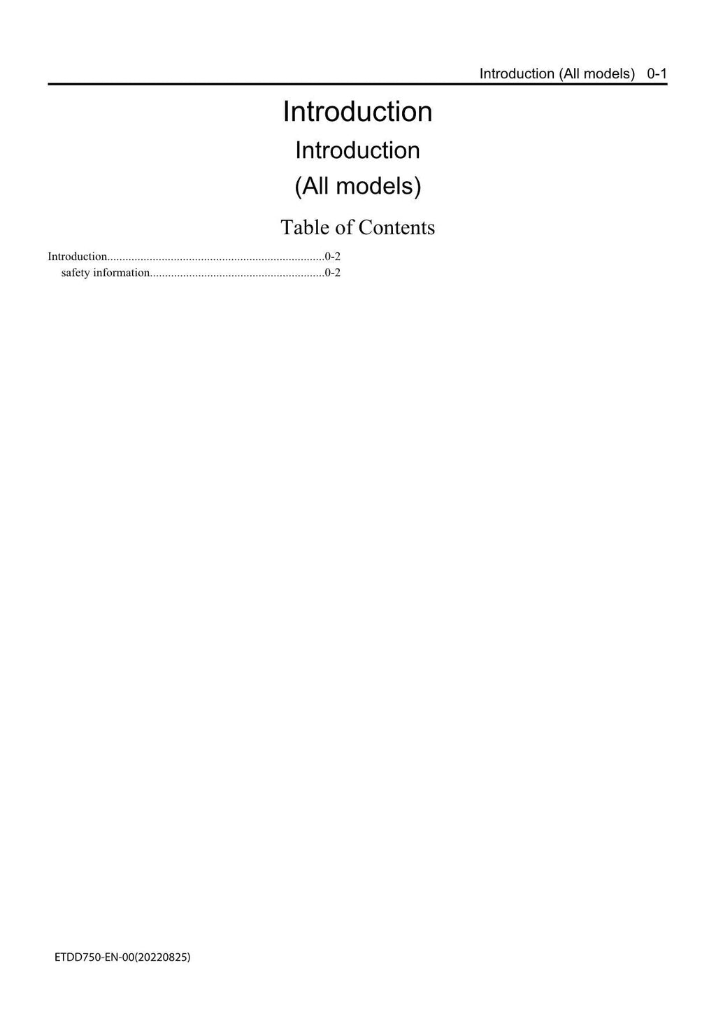 Hitachi 6HK1 V STAGE V Operat Troubleshoot Engine Service Manual Schemes ETDD750