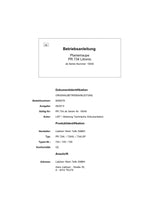 Liebherr PR734 Litronic Planierraupe Betriebsanleitung 9085078