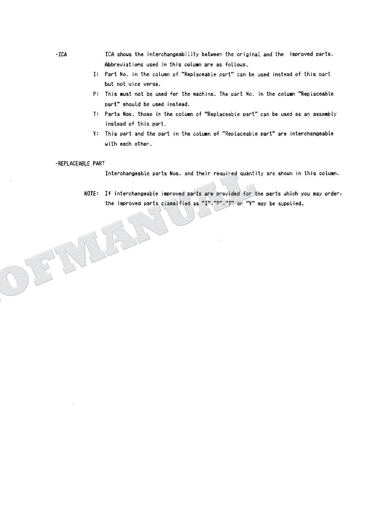 HITACHI EX60SR Excavator Parts Catalog Manual SN 00501-