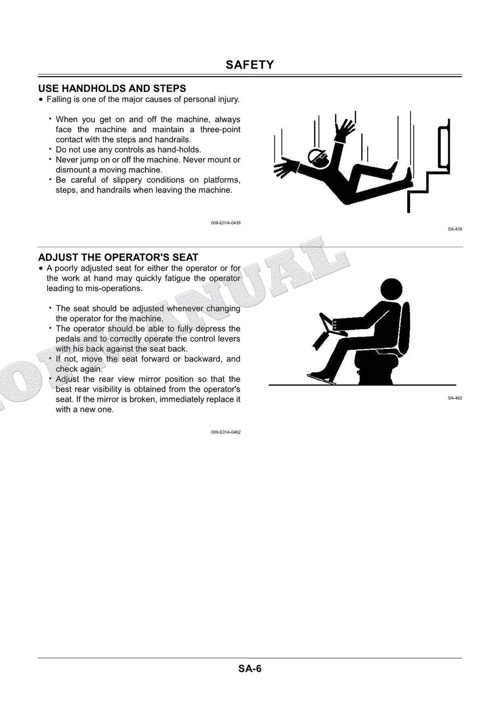 HITACHI ZX225USRLC-3 ZX330LC-3 Operat Telescopic Clamshell Workshop Manual