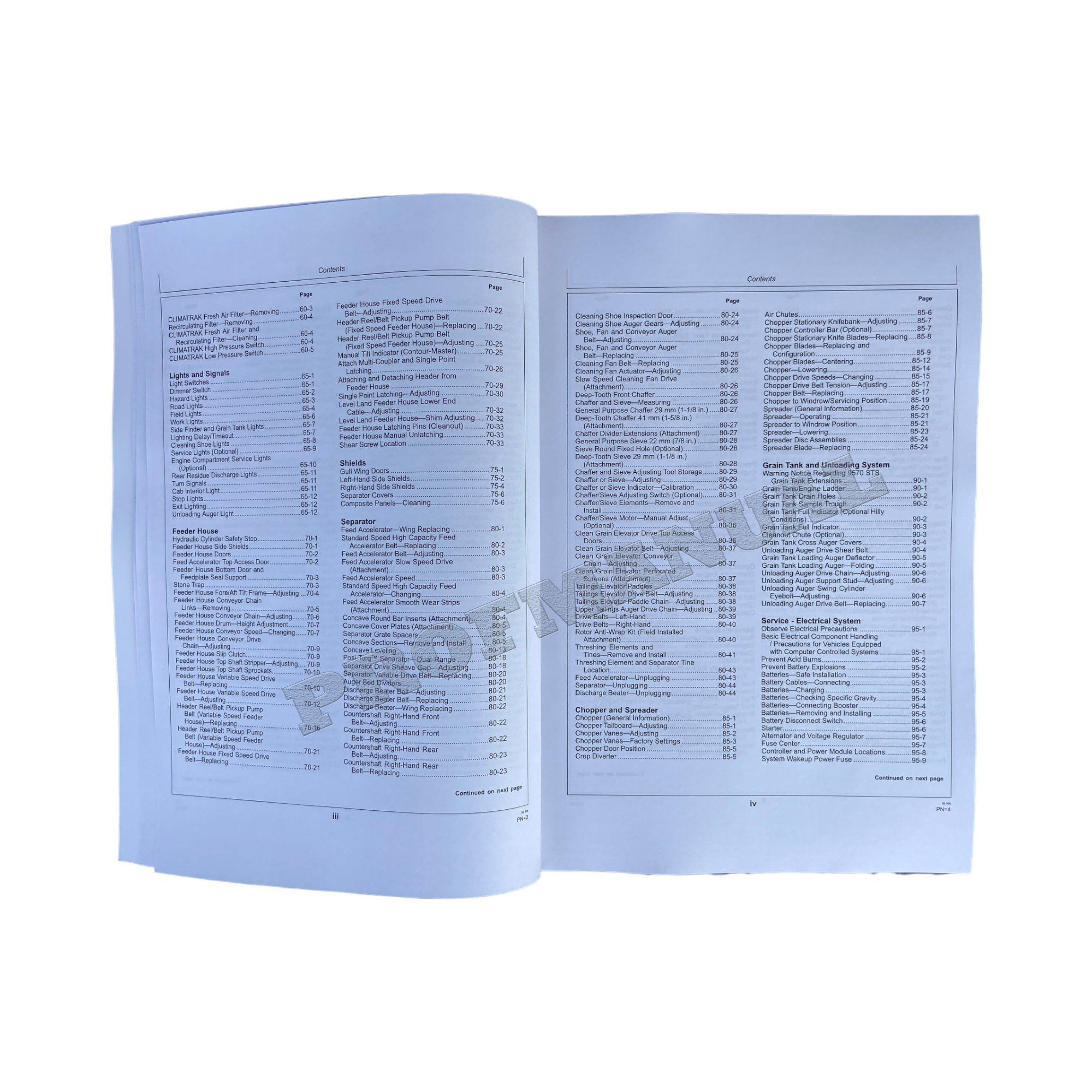 MANUAL DEL OPERADOR DE LA COSECHADORA JOHN DEERE 9570 STS + ¡BONIFICACIÓN! 