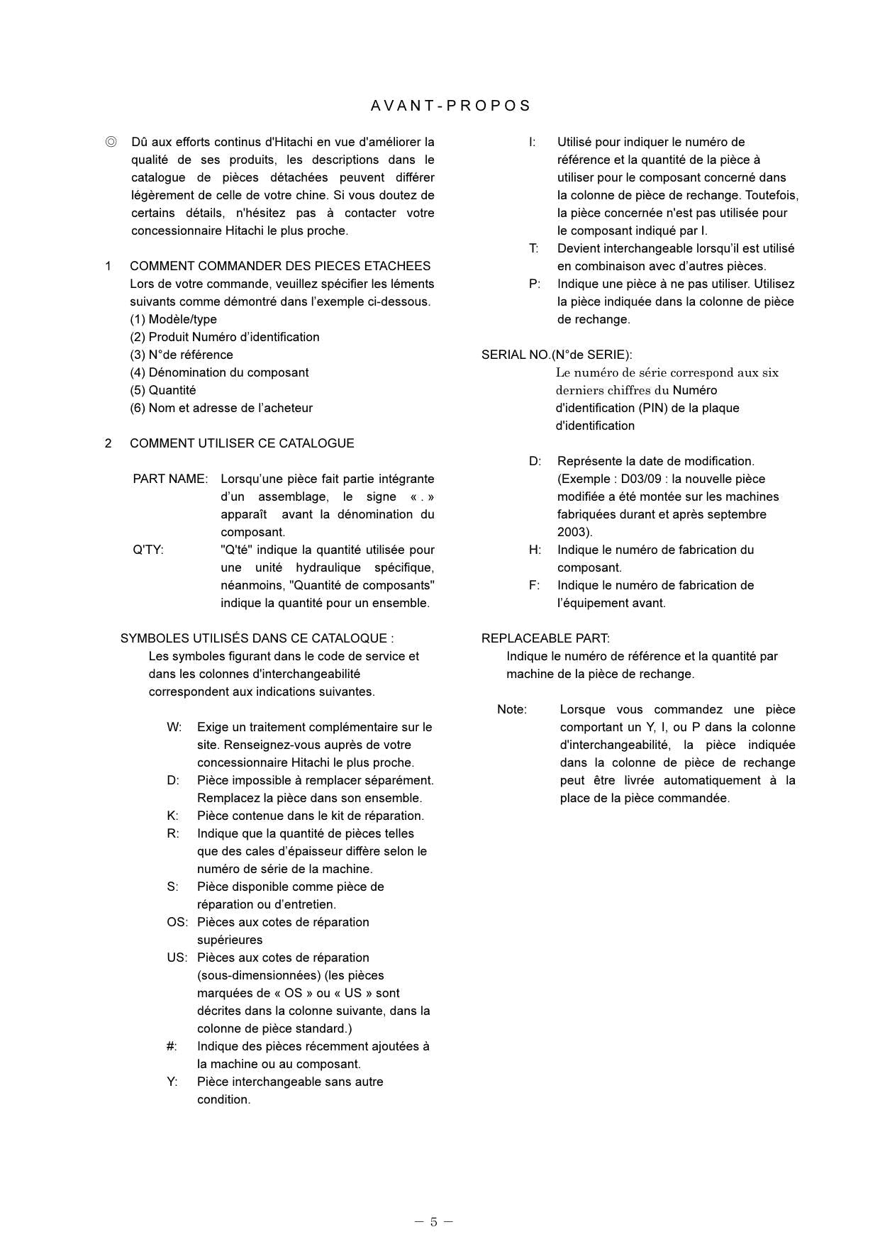 Hitachi ZW310 ZW310-A Wheel Loader Equipment Component Parts Catalog Manual