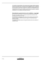 Liebherr R944 C Tunnel Excavator Operators manual serial 31173