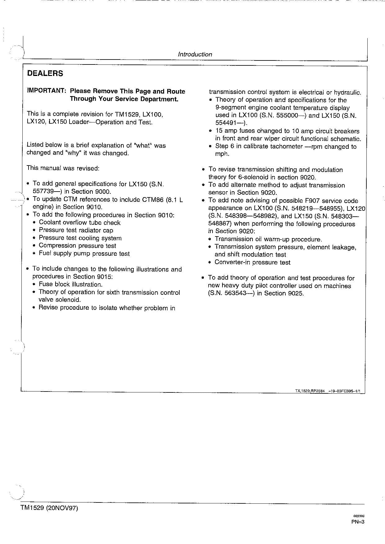 Hitachi LX100-2 LX120-2 LX150-2 Wheel Loader Technical Manual