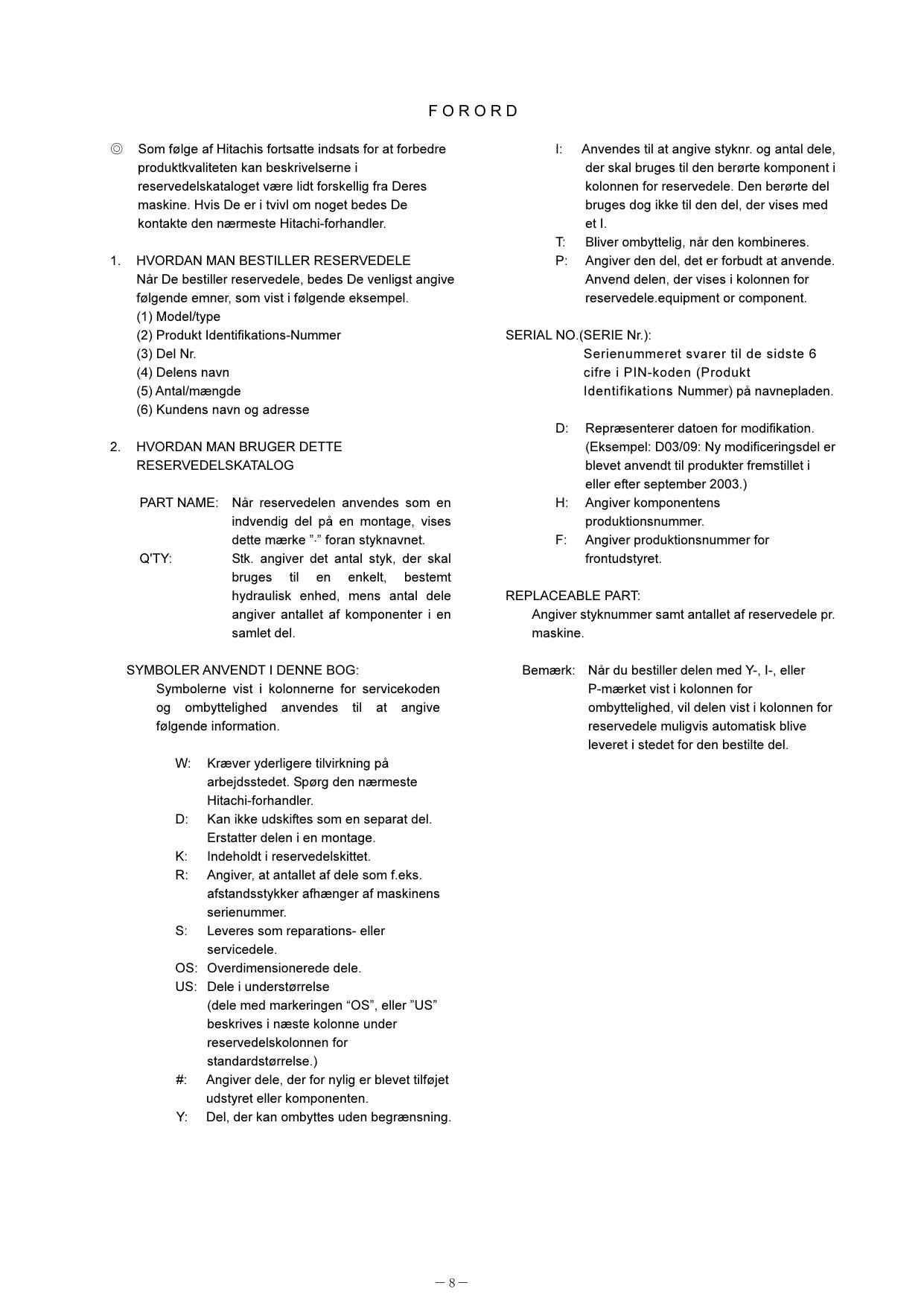 Hitachi ZW310 ZW310-A Wheel Loader Equipment Component Parts Catalog Manual