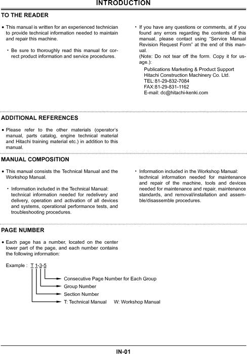 HITACHI ZAXIS 27U-3 30U-3 35U-3 EXCAVATOR SERVICE MANUAL
