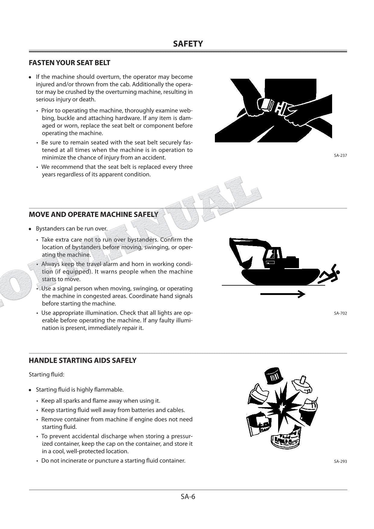 HITACHI MA200-G Soft Terrain Backhoe Workshop Manual with Big Schematics