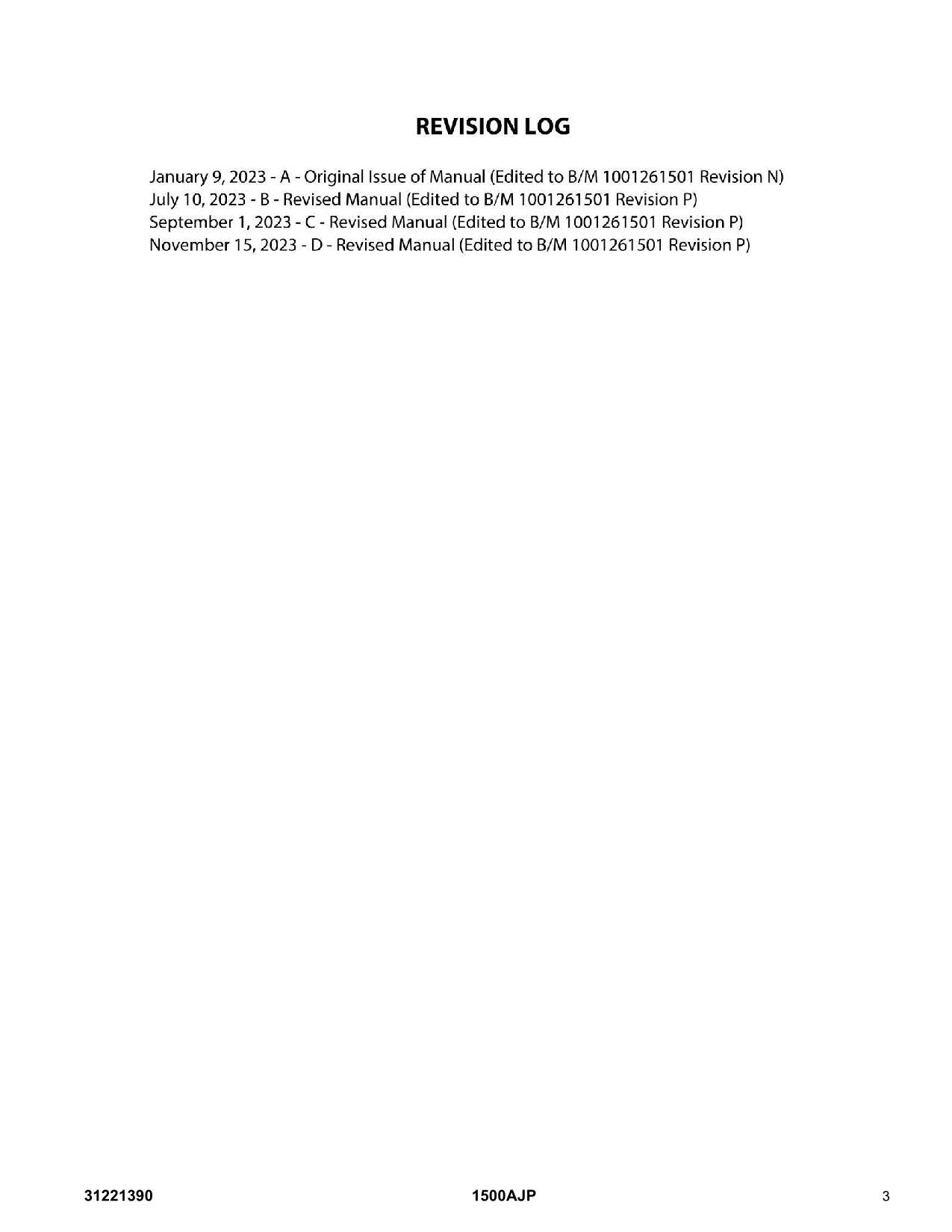 Manual del catálogo de piezas del elevador de pluma JLG 1500AJP