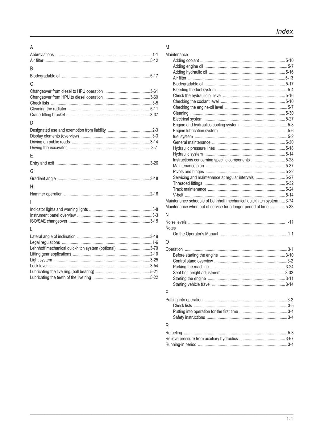 Manual de mantenimiento del operador de la excavadora sobre cadenas Hyundai HX10A