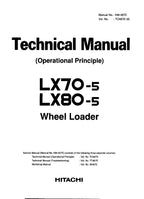 Hitachi LX70-5 LX80-5 Wheel Loader Technical Manual Operational Principle