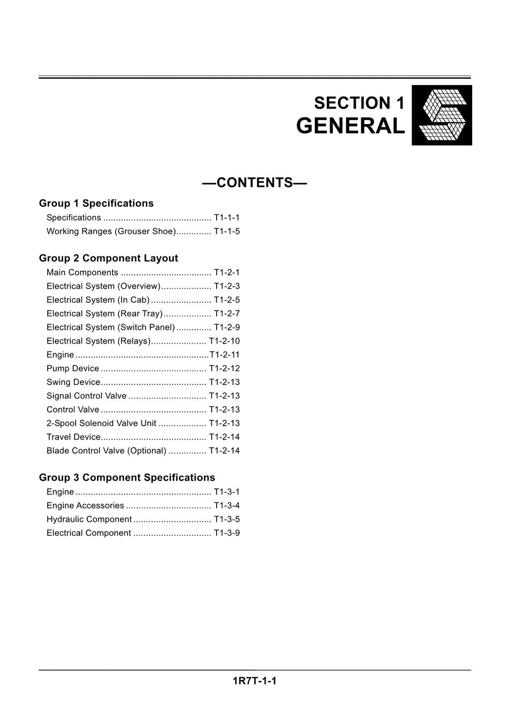 HITACHI ZX135US-3Class Excavator Operational Principle Technical Manual