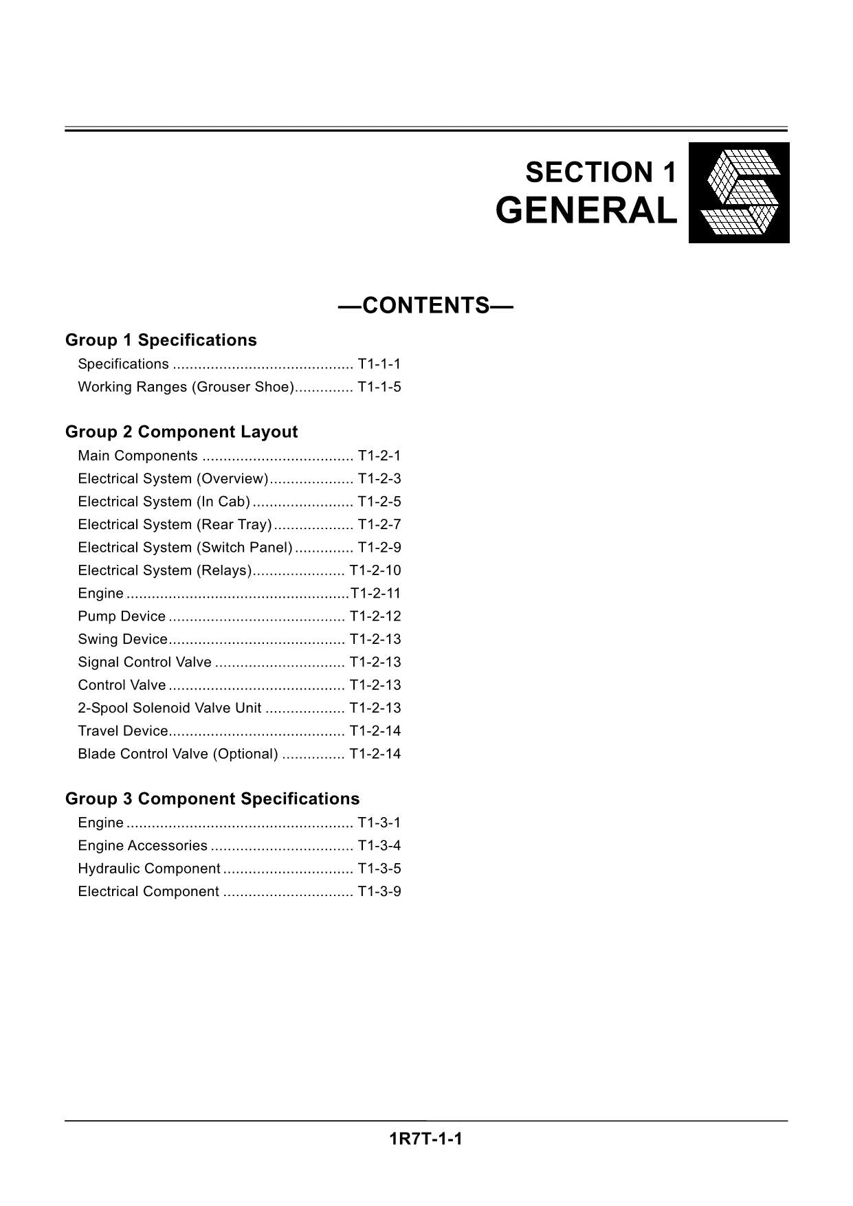 HITACHI ZX135US-3Class Excavator Operational Principle Technical Manual