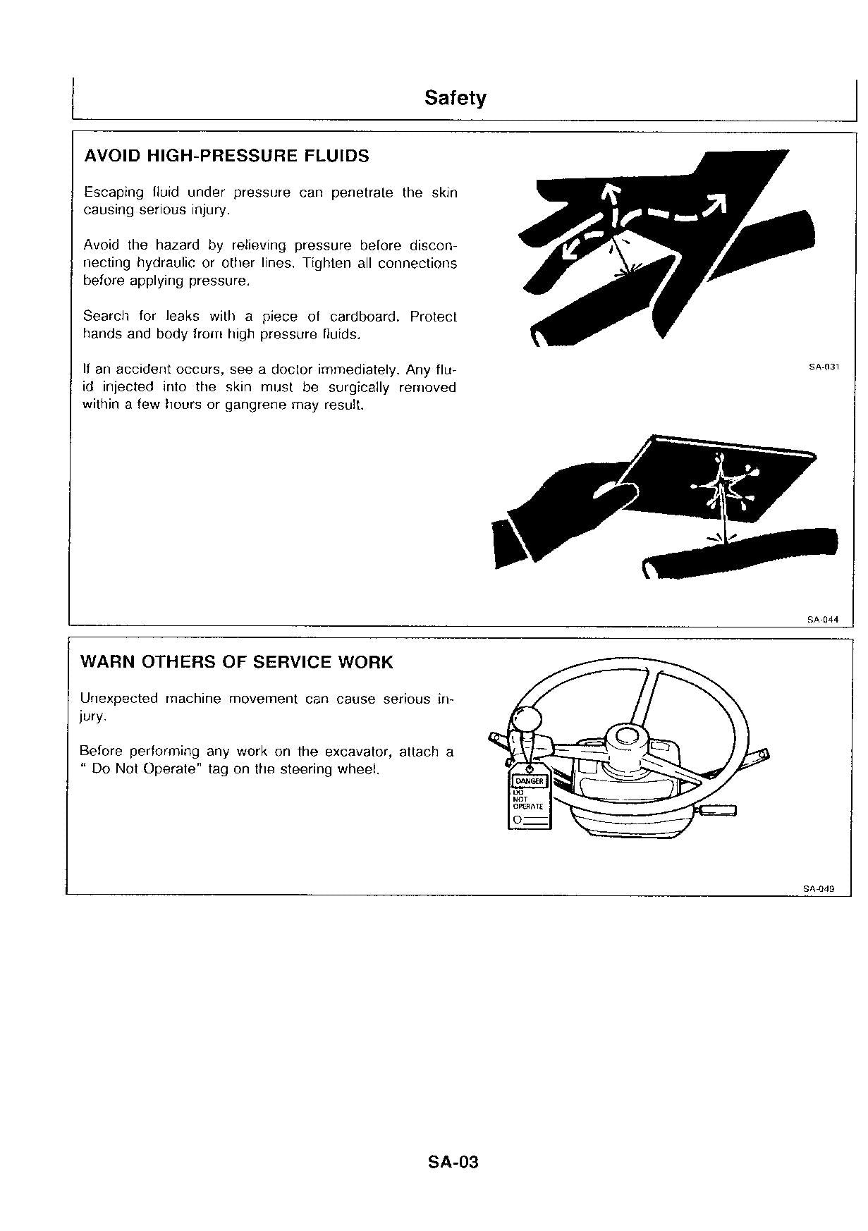 HITACHI EX100WD Excavator Service Manual