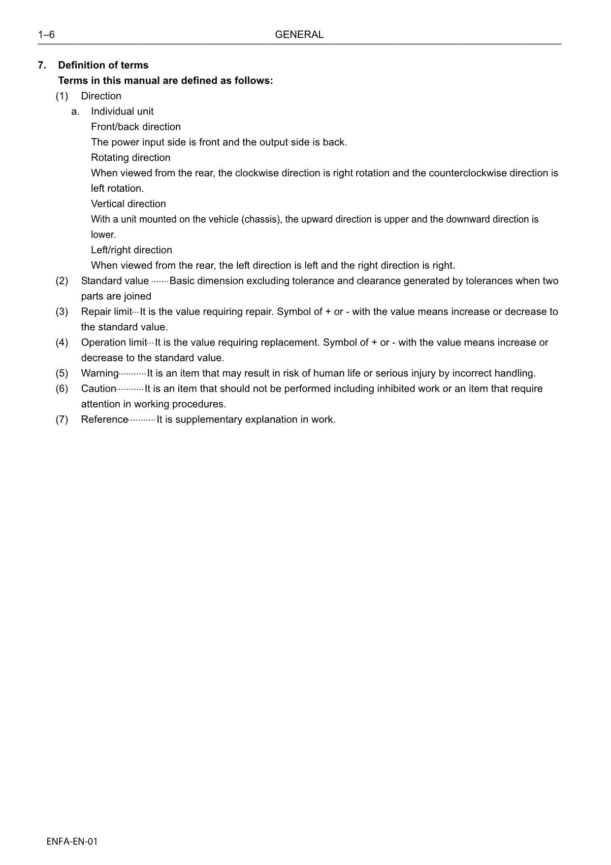 Hitachi E13C-VV Interim Tier 4 Compatible Wheel Loader Engine Manual