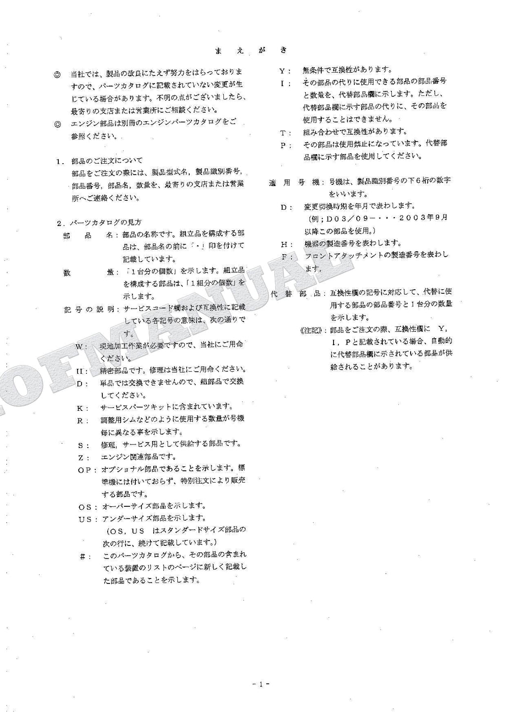 HITACHI ZAXIS ZX135UST Excavator Parts Catalog Manual SN 060001-