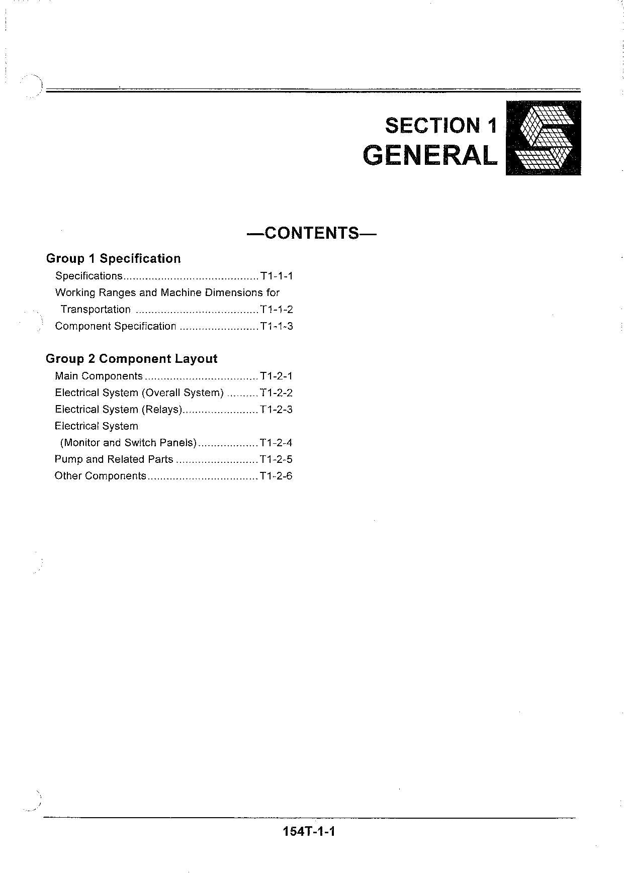 HITACHI EX100-5 EX100M-5 Excavator Operational Principle Technical Manual
