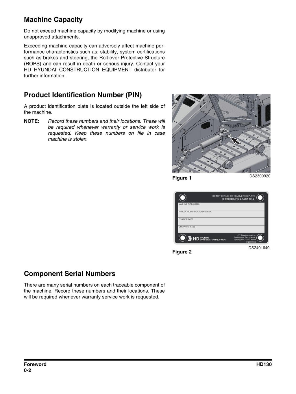 Hyundai HD130 DOZER Operators Maintenance Manual