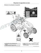 John Deere X750 X754 X758 Tractor Manual del Operador Español SN 080001-