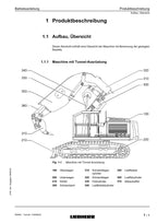 Liebherr R944 C Tunnel Hydraulikbagger Betriebsanleitung ser 26800