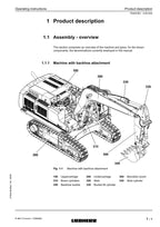 Liebherr R964 C-Litronic Excavator Operators manual serial 22612
