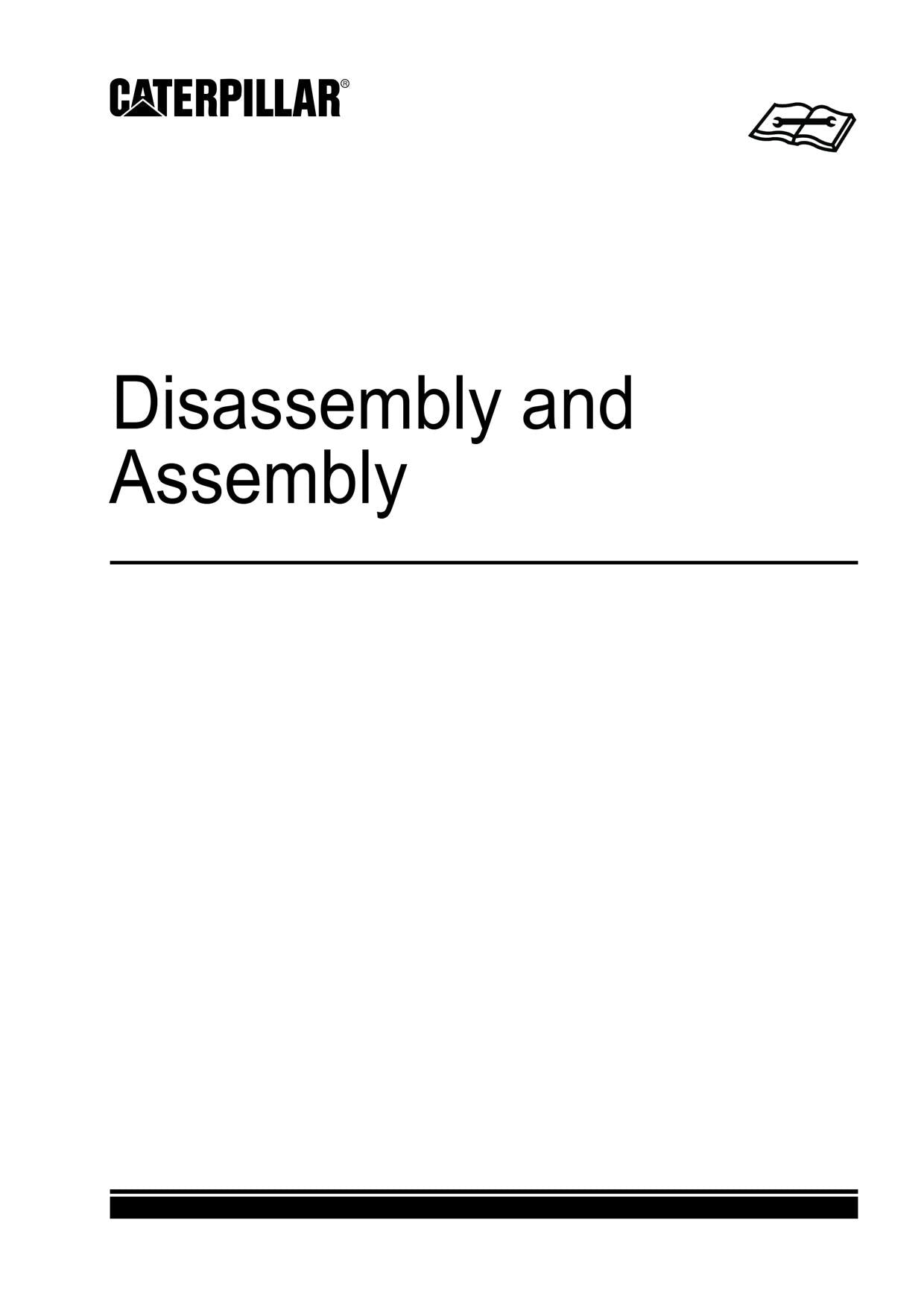Caterpillar CAT JF Series Starting Motor Manual Disassembly Assembly