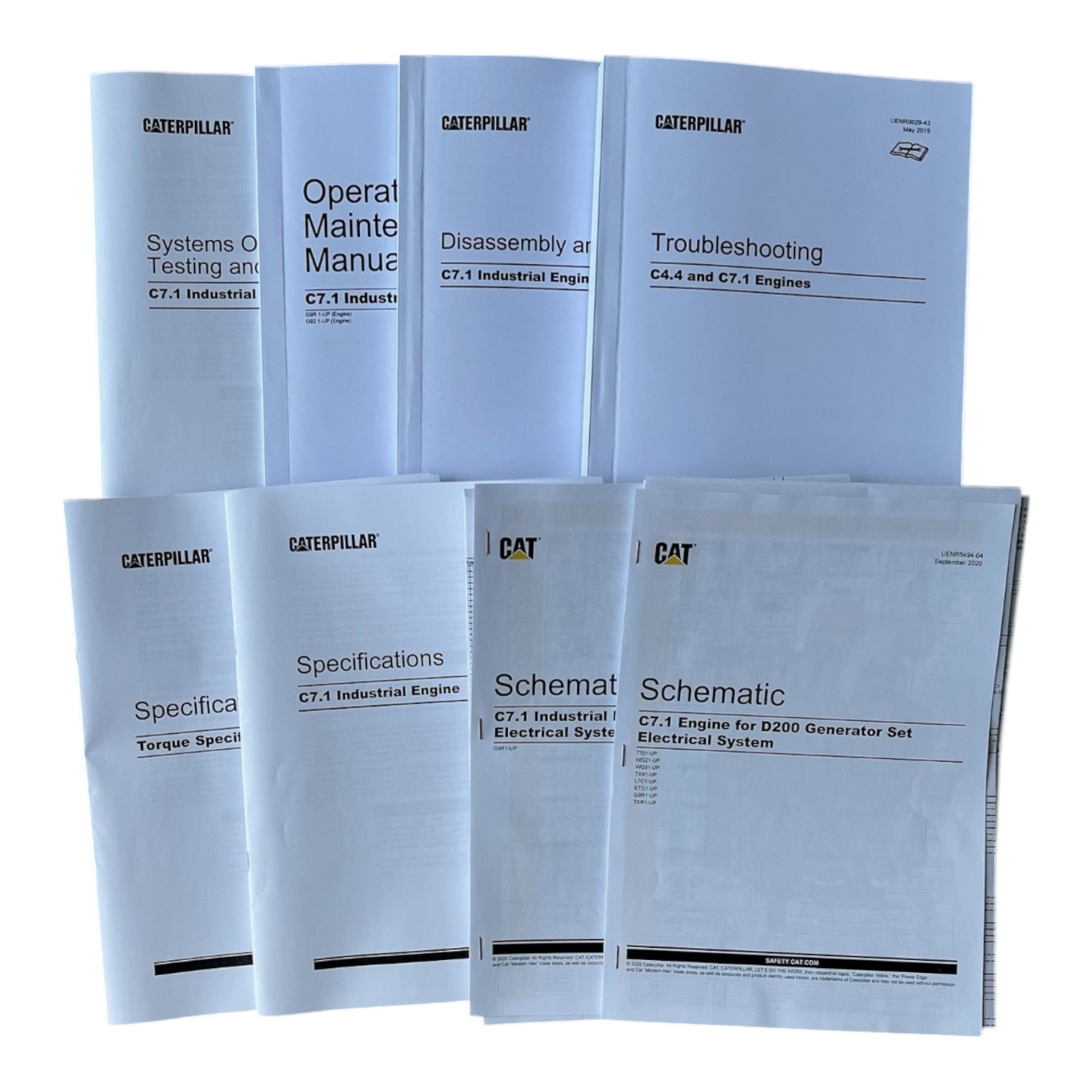 Caterpillar C7.1 INDUSTRIAL ENGINE Full Service Manual G9R1-UP *Send SN