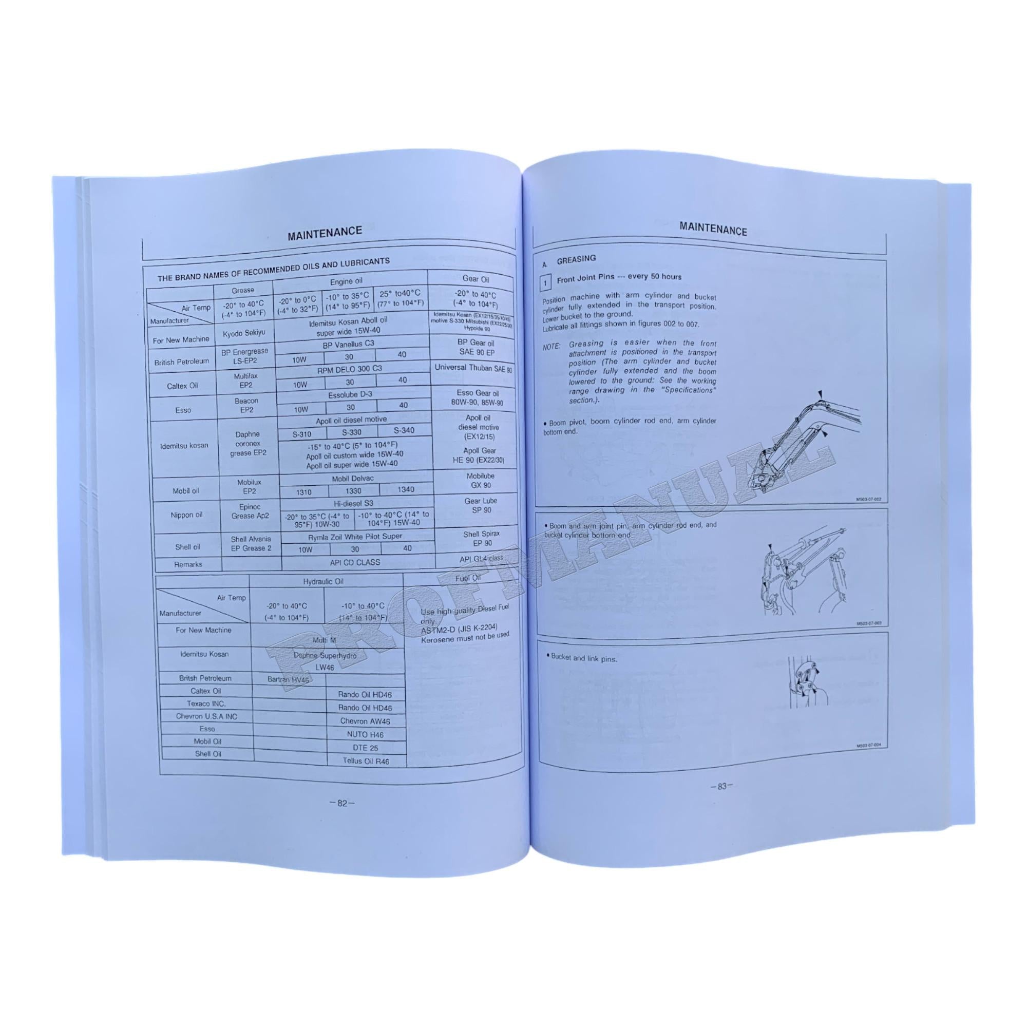 HITACHI EX12 EX15 EX22 EX25 EX30 EX35 EX40 EX45 EXCAVATOR OPERATORS MANUAL
