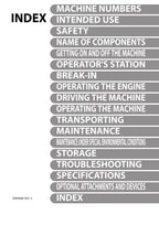 HITACHI 17U-6 19U-6 26U-6 HYDRAULIC EXCAVATOR OPERATORS MANUAL
