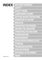 HITACHI 30U-5N 35U-5N 50U-5N 60USB-5N EXCAVATOR OPERATORS MANUAL