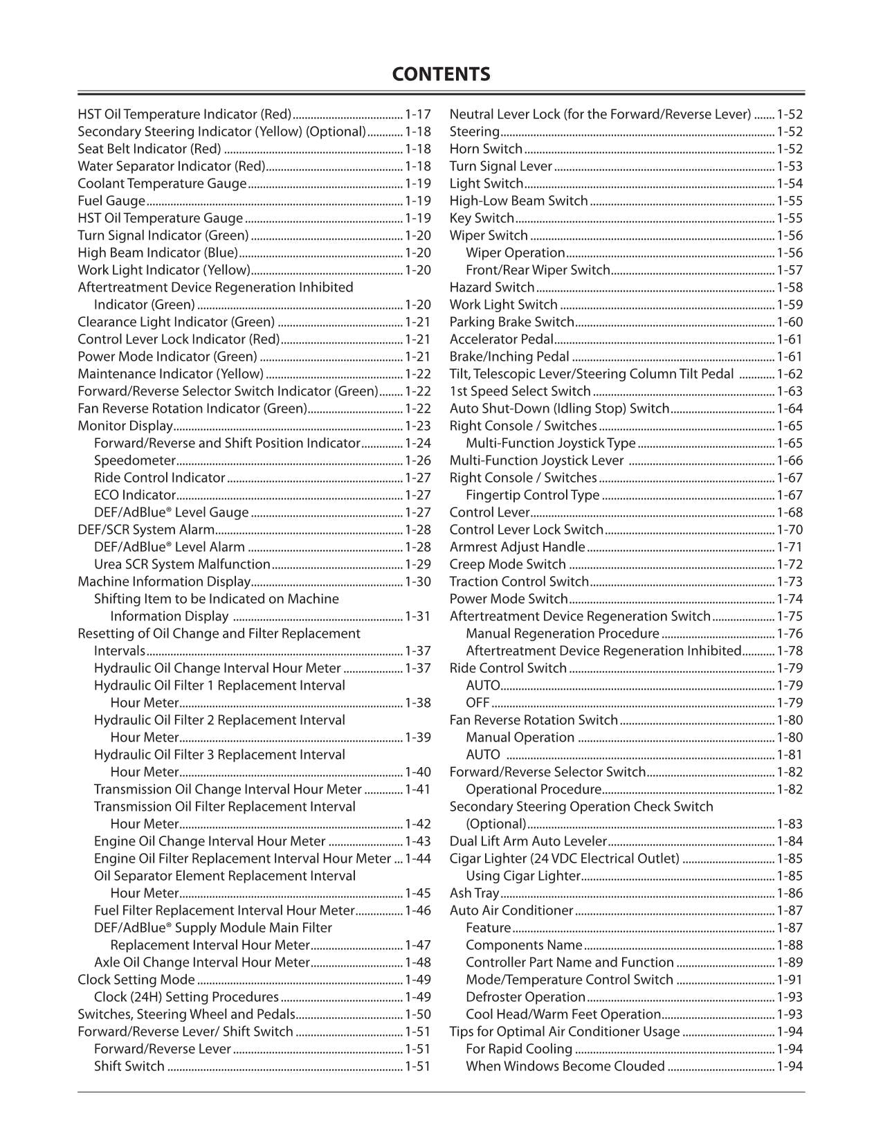 HITACHI 140-6 150-6 150PL-6 WHELL LOADER OPERATORS MANUAL