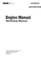 HITACHI 4HK1 ENGINE SERVICE MANUAL ETDCYEN00