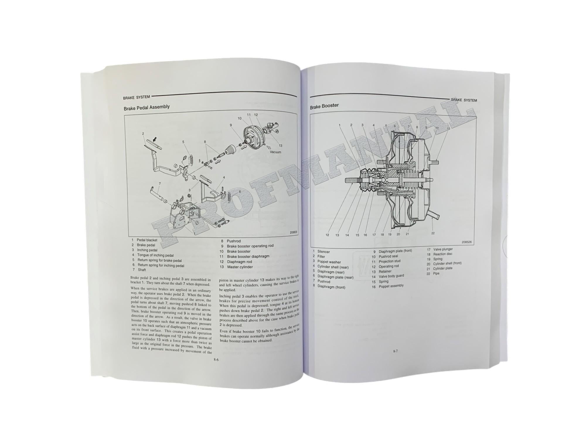 Manual de servicio de montacargas Caterpillar GP40K GP40KL GP45K GP50K DP40K DP40KL Chasis Mástil