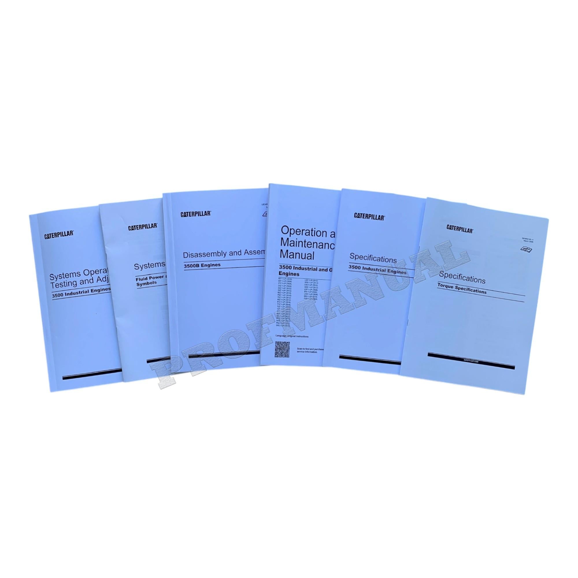 Caterpillar 3512E INDUSTRIAL ENGINE Full Service Manual *Send serial number