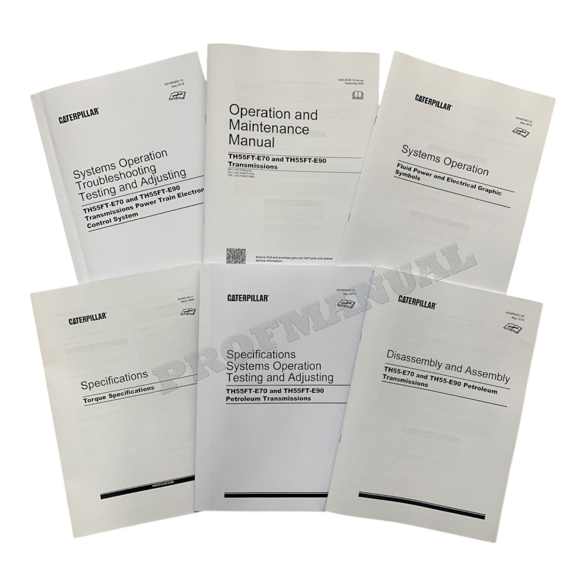Caterpillar TH55FT-E90 PETROLEUM TRANSMISSION Service Manual *Send serial number