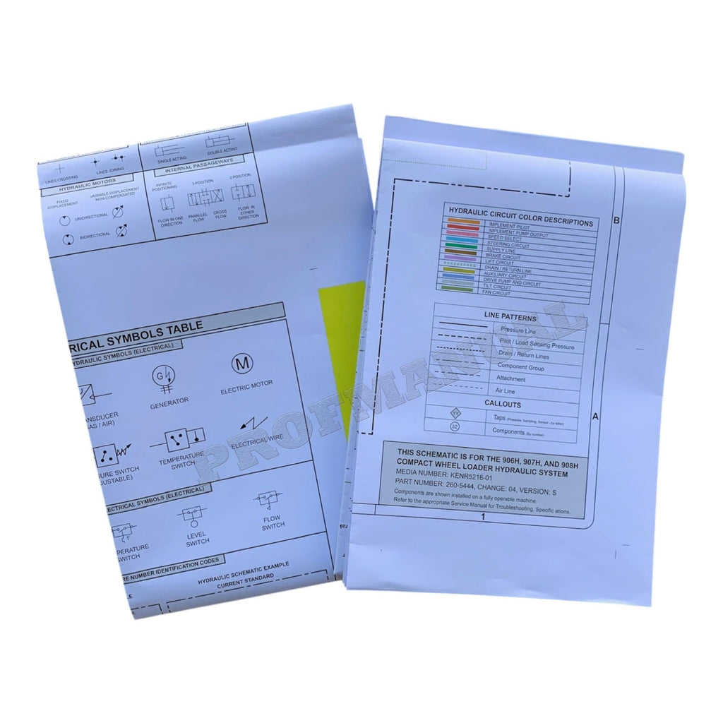 Caterpillar 906H 907H 908H Compact Wheel Loader Full Service Manual