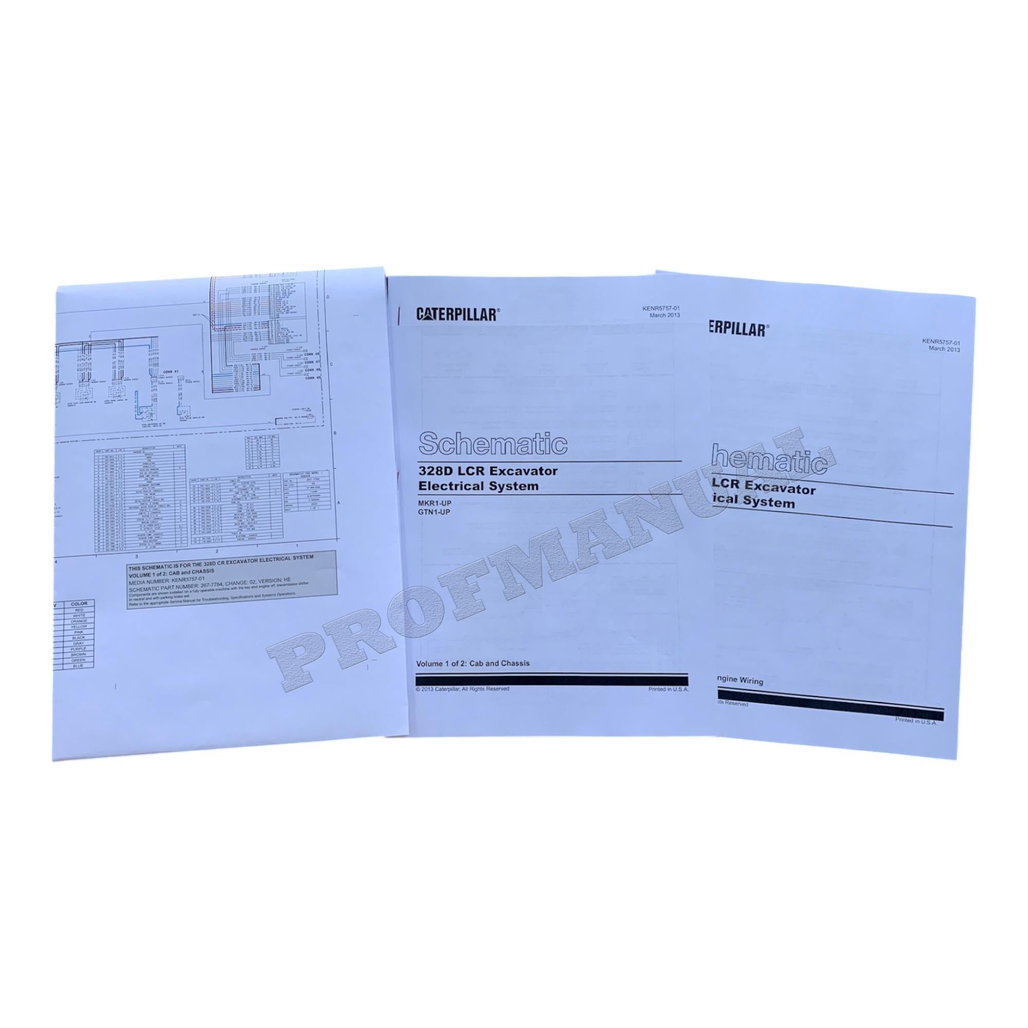 Caterpillar 328D LCR Excavator Full Service Manual *Send serial number