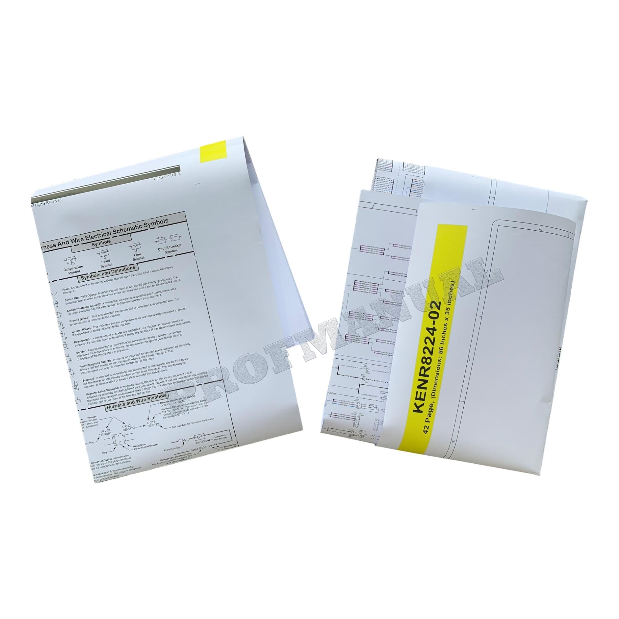 Manual de servicio esquemático del sistema eléctrico de la excavadora Caterpillar 308D CR SB